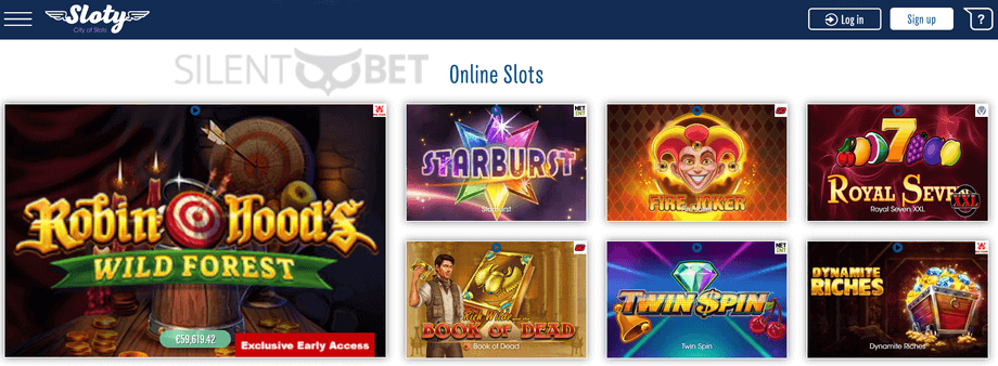 sloty casino slot games