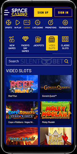 Space Casino Mobile Version