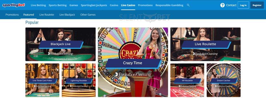 Sportingbet Casino Live Games