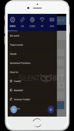 sportpesa mobile menu thru iphone