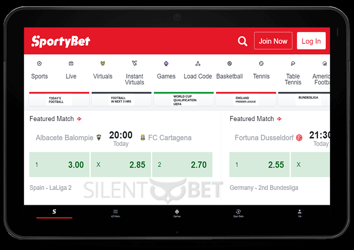 SportyBet Mobile Site