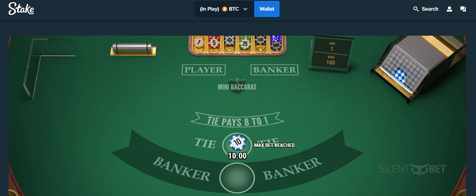 Stake Baccarat rules