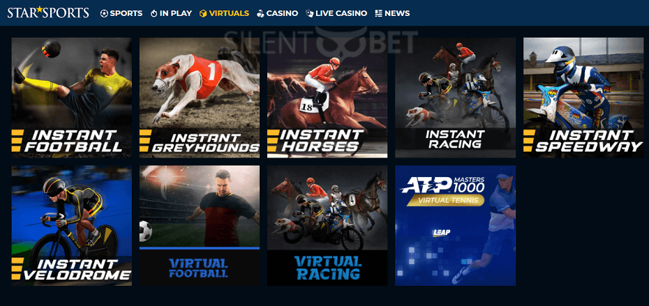 StarSports virtuals section