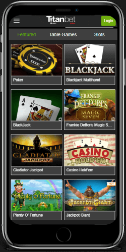 TitanBet's Poker app for iOS
