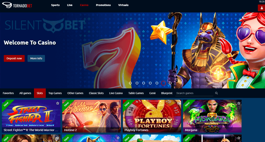 Tornadobet casino website