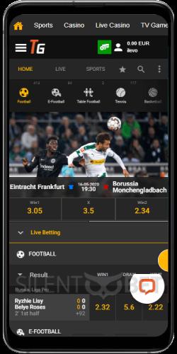 TotoGaming Mobile Sportsbook