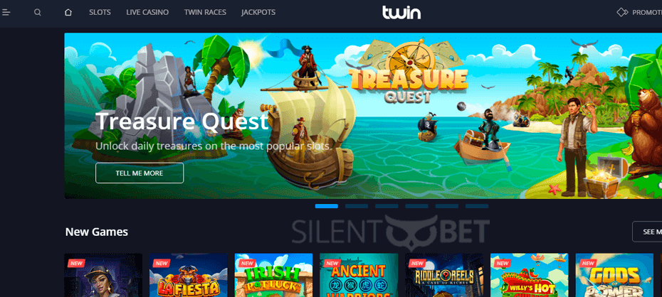 Twin casino homepage