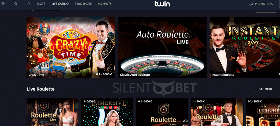 Twin live casino