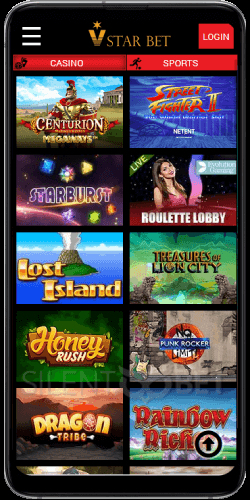 Vstarbet mobile casino app