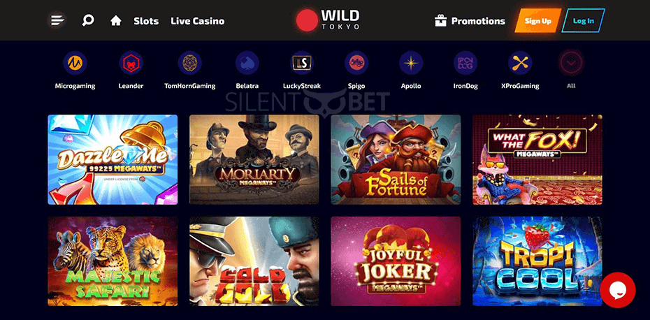 WildTokyo Casino Games