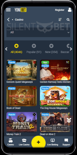 Yonibet casino app