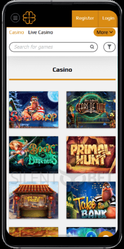Zev casino app